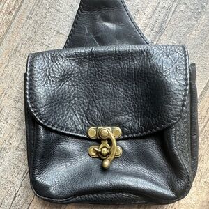 Leather Belt/waist bag  made by KT Leather Designs Custom Made by Karen Taber